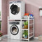 Lagerregal Über Der Trommel,Regal Über Waschmaschine,Waschmaschine Trockner Schrank Regal,Schrank Über Waschmaschine,Waschturm,Regal Über Waschmaschine Mit Regalbrett,Für Badezimmer(White-A)