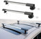 Janefer care Universal-Dachträger-Querträger, Saugnapf 10 cm Durchmesser, verstellbare Aluminium-Gepäckquerträger, für Auto-SUV ohne Dachseitenschiene, zerstörungsfreie Installation,C(123-138CM)