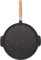 LA CASA DI EVA Padella Grill Doppia Antiaderente Ø28 cm per Piadina Testo Umbria Marche, verdure pesce carne, Alluminio