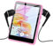 SWOFY 128GB MP3-Player mit Bluetooth 5.3-2,4-Zoll Touchscreen, HiFi-Klang, integrierter Lautsprecher, Aufnahmefunktion, FM-Radio, Kann auf 512 GB erweitert Werden (Rosa)