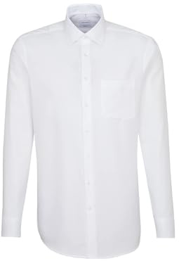 Chemise business homme Seidensticker - coupe classique - sans repassage - col Kent - manches longues - 100 % coton