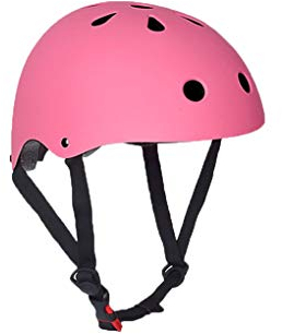 YOUCAI Kinderhelm Sporthelm Unisex Herren Damen Fahrradhelm Skaterhelm Schutzausrüstung Rosa M