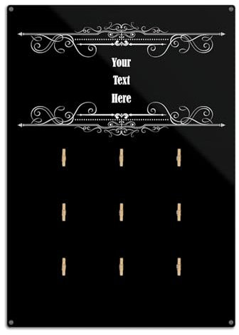 Personalised Metal Bar Sign Snack Board Holders - Gift Ideas for His Man Cave - Customised Pub Home Bar Accessories - Add Your Own Text Snack Sign For Bar DI017-SNACK