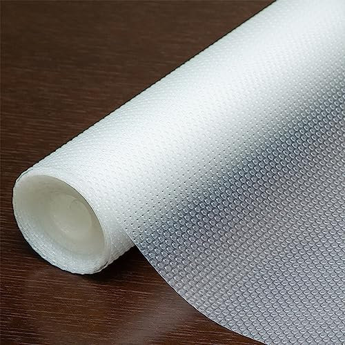 Corodo Tappetino per Cassetti, 30.5x610cm Non Adesivo Tappetino Antiscivolo Cucina, Impermeabile Plastica per Cassetti Cucina (Trasparente)