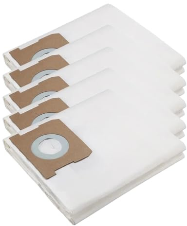 5 st for Karcher dammpåse Återanvänd tvättfilterpåse for Karcher WD1 dammsugaredelar dammpapper tvättbar dammpåse