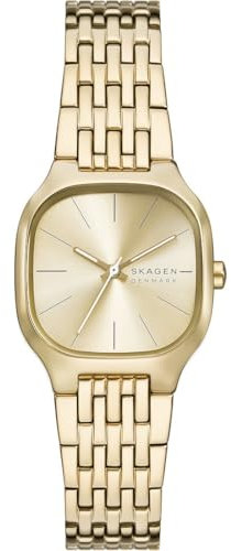 Skagen Damen Analog Quarz Uhr mit Edelstahl Armband SKW3162