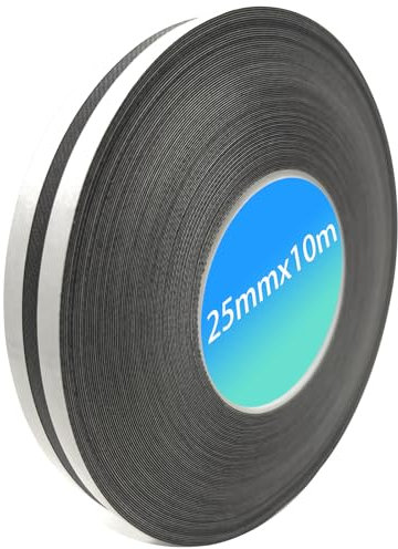 Sorlpv Gewächshaus Klebeband Anti Dust Tape 10m, Selbstklebend Kantenverschlussband für Stegplatten und Hohlkammerplatten von 4-10 mm (25mm Breit)