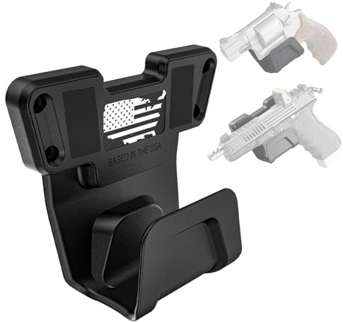 CZMYCBG Support Magnétique pour Arme à Feu avec Protection de Détente, Support Discret pour Arme à Feu dans Voiture, Camion, Véhicule, Bureau, Coffre-Fort, Mur, Aimant