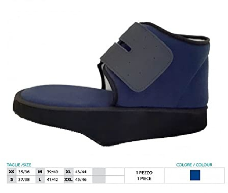 Zapato post-quirúrgico en talo (baruk) sin borde lateral Art.151 Talla XS 35/36