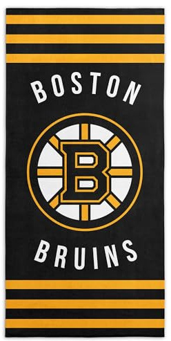 Northwest NHL Boston Bruins Beach Towel, 30 x 60, Stripes