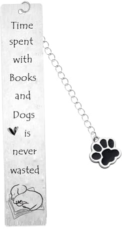 Dog Bookmark for Women Men Gifts for Dog Lovers Dog Themed Bookmark for Friend Animal Bookmark Dog Mum Dog Dad Gifts