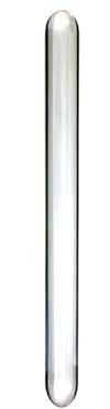TGHYRF Dildo in vetro SM, dildo gigante in vetro trasparente a doppia testa, dildo anale, giocattolo sessuale for massaggio al punto G della prostata for uomini e donne(2cm)