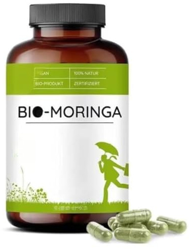 BPZAQXWSC Foglie di Moringa Biologiche - Benedizioni Quotidiane per la Vitalità con Nutrizione Naturale