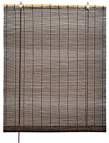 Store enrouleur 100 % bambou (chocolat, 120 x 180 cm)