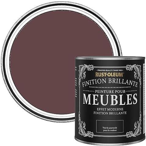 Rust-Oleum Dark Purple Furniture & Skirting Board Paint in Gloss Finish - Mulberry Street 750ml