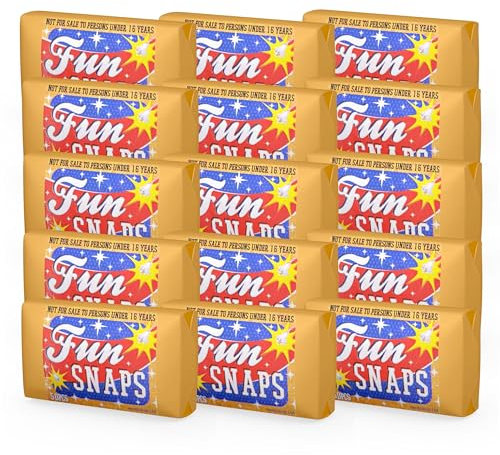 2500x Fun Snaps & Knallerbsen für Knallvergnügen für Silvester - Knallteufel für Jugendliche und Kinder geeignet (2500x)