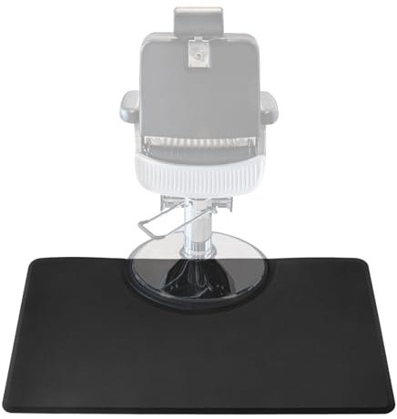 HOARLICN Salonmatten Für Friseur, Anti-Ermüdungsmatte Für Friseure 3' X 5' Barbershop Stuhlmatte Salon-Bodenmatte Halbrund Friseurmatte Geeignet Für Friseurstühle, Salonstühle