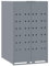 vidaXL Mülltonnenbox für 1 Tonne Grau 69x79x117 cm Stahl