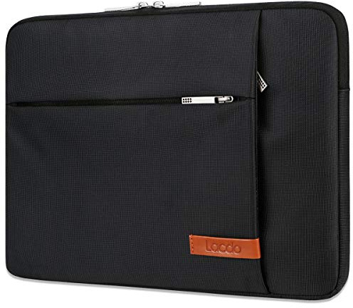 Lacdo Borsa Protettiva Custodia per 16 Pollice HP Lenovo ASUS Dell Laptop/HP Pavilion Envy 16 / Lenovo ThinkPad IdeaPad 16 / Swift 16 / ASUS Vivobook 16 / Dell Computer Bag, Nero