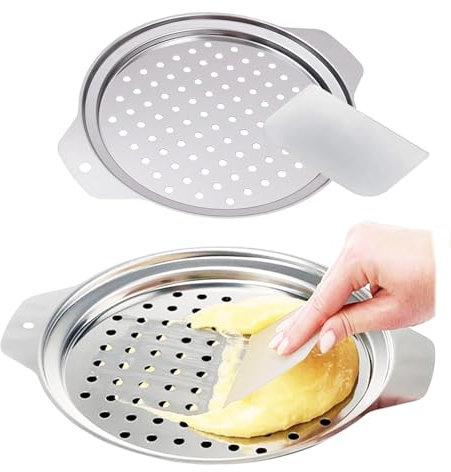 Spaetzle Maker,Spätzle,Affettatrice per spätzle,Raschietto per spätzle e pomelli,Raschietti portatili per gelatina di fagioli,Coperchio per Spaetzle in Acciaio Inossidabile