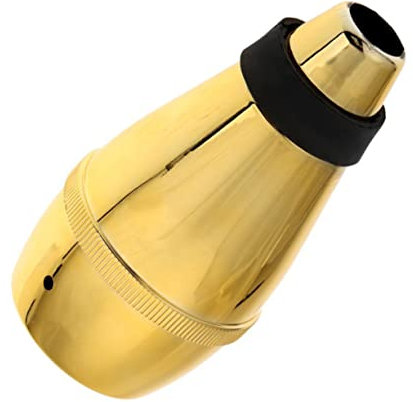 Kisangel Leichter Trompeten Übungsdämpfer Aus Kunststoff Gold Ca 13,5x7x7cm Schalldämpfend Für Geräuscharmes Spielen