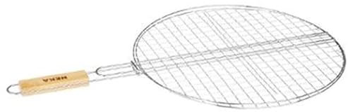 Paris Prix Neka - Double Grille Barbecue Ronde Summer 40cm Chrome