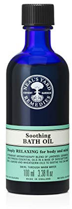 Neal's Yard Remedies Soothing Bath Oil, Relax Body & Mind, Soothing Therapeutic Oils, Vegan & Cruelty-Free, 100ml
