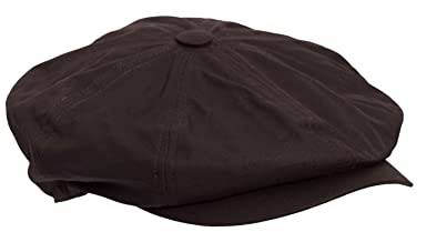 WALKER AND HAWKES - Wax 8-Panel Danesford Baker Boy Cap - Brown - X-Large (60cm)