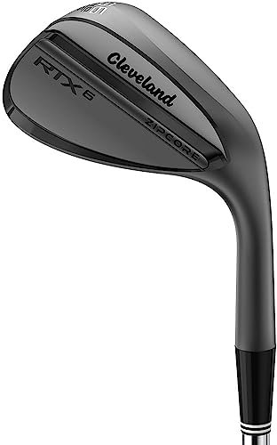 Cleveland Golf Rtx6 Zipcore, Mazze da Golf, Cuneo Uomo, Raso Nero
