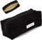 Geaanen Mäppchen Aesthetic,Mäppchen,Federmäppchen Aesthetic,Pencil Case Aesthetic für das Arbeitszimmer,Geeignet für alle Altersgruppen, schwarzes Mäppchen zur Aufbewahrung von Stiften