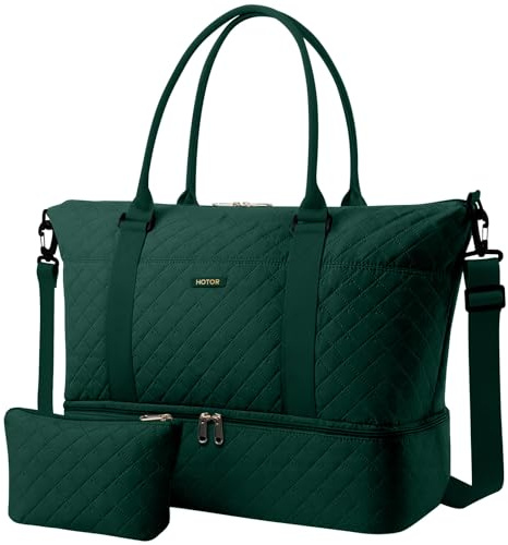 HOTOR Travel Duffel Bag - Weekender Bags for Women, Carry On Gym Tote Bags