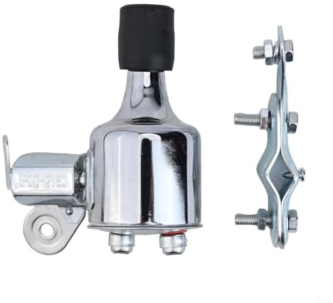 MeevrgR Generador de dínamo de bicicleta, 12 V 6 W, luz trasera de bicicleta con alimentación por fricción, fuente de alimentación de metal de aluminio para bicicletas eléctricas de montaña, seguridad