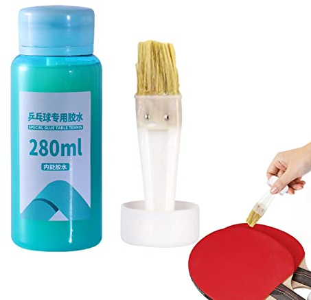 Tischtennisschläger-Kleber | Tischtennis-Gummi-Kleber, organischer Kleber, hohe Haftung, erhöht die Schwammausdehnung, langlebige Verwendung für Tischtennis Foccar