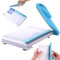 Hintyne Paper Trimmer Guillotine Paper Cutter, 6 Inch Cut Length Small Paper Cutter, Non Slip Paper Trimmer, Curved Strip Paper Cutters for Crafting, Coupons