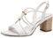 MARCO TOZZI Damen Sandalen mit Absatz Elegant Blockabsatz, Weiß (White), 38 EU