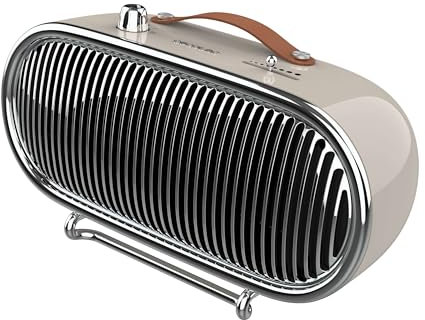 Cecotec Stufe Elettriche ReadyWarm 1500 Ceramic Retro. 1500W, Design Retrò, fino a 15m², 2 modalità di funzionamento, Silenzioso, Spegnimento Automatico, Griglia, Protezione Surriscaldamento