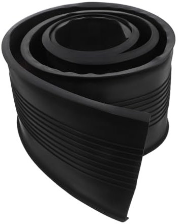 VILLCASE Joint De Bas De Porte De Garage Vinyle Caoutchouc Étanche Et Résistante Aux Intempéries Ajustable Pour Toutes Les Dimensions De Portes De Garage