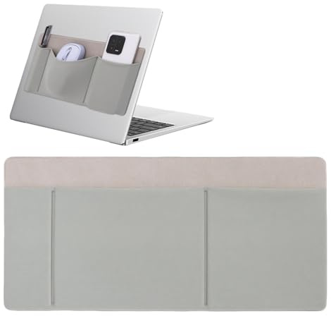Extern Hårddiskhållare För Bärbar Dator Självhäftande | Mobilförvaringsficka Med 3 Fack Håller säkert batteri, telefon, kabel och kort – ett tillbehör för , resa och