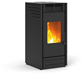 karmek one Estufa de pellets Modelo Asia kW 7,3 Acero Antracita