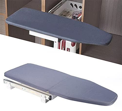 Asse da stiro allungabile e pieghevole, rotazione di 180°, salvaspazio, 81 x 31 x 15 cm