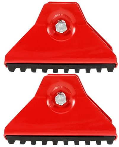 PHENOFICE Estabilizador de Pie de Escalera de Fibra de Vidrio Extendida, 2 Piezas Antideslizantes para Escaleras Telescópicas en Forma Plegables