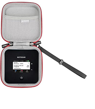 RLSOCO Tasche für Netgear Nighthawk M3/M6 Pro/M6/M2/M5/M7 Pro Mobiler WLAN Router MH3150/MR6450/MR6150/MR2100 /MR5200/MR6500 Tragbarer WLAN-Hotspot (Nur Tasche)