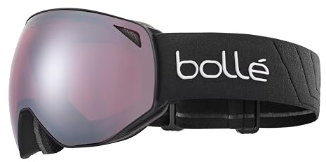 bollé BG062002 Torus Snow Goggles, Black Matte - Vermillon Gun Cat 2