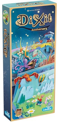 Asmodee Libellud | Dixit Anniversary | Expansion | Multi-Time Award Winning Imagination and Creativity Game | Ages 8+ | 3 to 8 Players | 30 Minutes per Game | Multilanguage (includes Spanish)