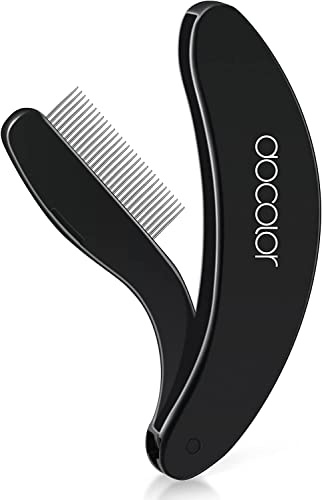 Docolor Peigne à Cils Pliable Séparateur de Cils Peigne à Cils Pliable Applicateur de Mascara et de Sourcils Définisseur de Cils Outil de Brosses Cosmétiques JMS11