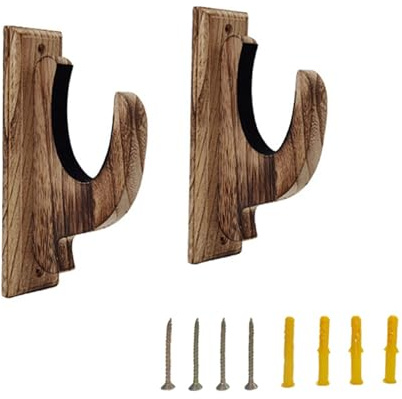 rongweiwang Présentoir à pistolets et jouets, support mural de rangement pour armes à feu, pour tous les samouraïs, support mural rembourré en bois, réglable