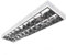 Bemko LED Rasterleuchte 2x120cm T8 Anbau Bürolampe, Weiß, 12W, 1 Stück