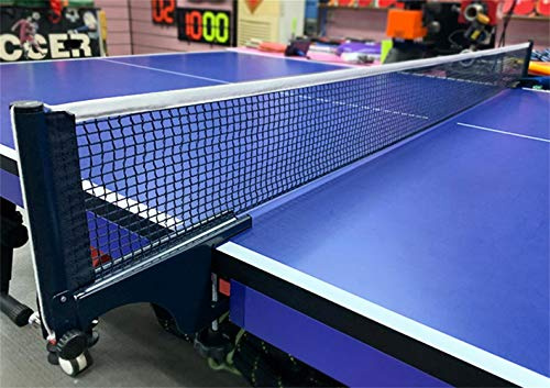 IPENNY Home Table Tennis Net Portable Ping Pong Replacement Net Adjustable Foldable Outdoor Sports Equipment Net for Indoor or Outdoor Court Backyard Schoolyard Pool Beach Driveway
