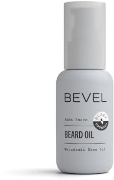 Bevel Beard Oil for Men - Moisturizing Beard Oil with Jojoba Oil and Argan Oil, Adds Shine and Helps Prevent Dryness, Frizz and Breakage, 1 Oz