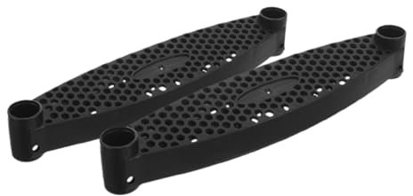 DIKACA 2 Piezas Accesorios para Pedales De Escalera De Trampolín Literas Reemplazo De Escalón De Trampolín Escalera De Cama De Dormitorio Pasos De Litera Black El Plastico